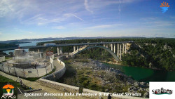 Skradin, řeka Krka, most A1