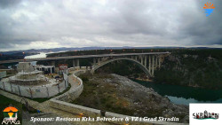 Skradin, řeka Krka, most A1
