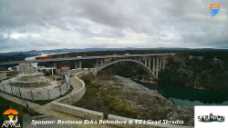 Skradin, řeka Krka, most A1