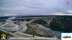 Skradin, řeka Krka, most A1