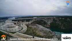 Skradin, řeka Krka, most A1