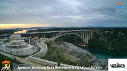 Skradin, řeka Krka, most A1