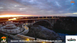 Skradin, řeka Krka, most A1