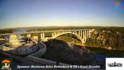 Skradin, řeka Krka, most A1
