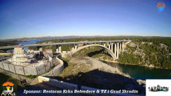 Skradin, řeka Krka, most A1