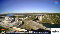 Skradin, řeka Krka, most A1