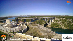 Skradin, řeka Krka, most A1