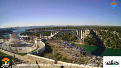 Skradin, řeka Krka, most A1