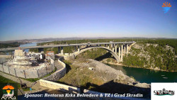 Skradin, řeka Krka, most A1