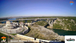 Skradin, řeka Krka, most A1