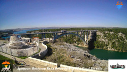 Skradin, řeka Krka, most A1