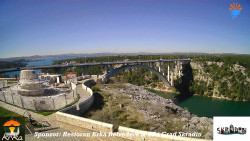 Skradin, řeka Krka, most A1