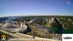 Skradin, řeka Krka, most A1