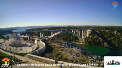 Skradin, řeka Krka, most A1