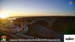 Skradin, řeka Krka, most A1