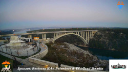 Skradin, řeka Krka, most A1