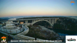 Skradin, řeka Krka, most A1