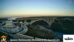 Skradin, řeka Krka, most A1