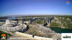 Skradin, řeka Krka, most A1