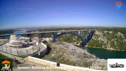 Skradin, řeka Krka, most A1