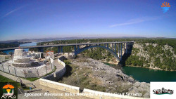 Skradin, řeka Krka, most A1