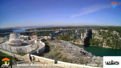 Skradin, řeka Krka, most A1