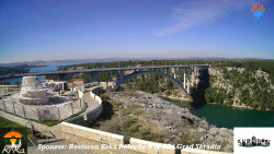 Skradin, řeka Krka, most A1