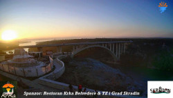 Skradin, řeka Krka, most A1