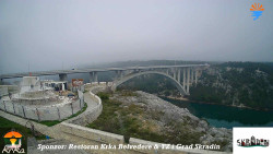 Skradin, řeka Krka, most A1