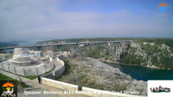 Skradin, řeka Krka, most A1
