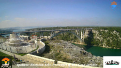 Skradin, řeka Krka, most A1