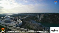 Skradin, řeka Krka, most A1