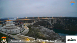 Skradin, řeka Krka, most A1