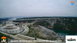 Skradin, řeka Krka, most A1