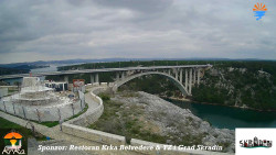 Skradin, řeka Krka, most A1