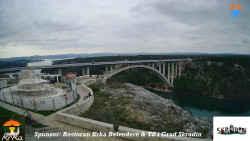 Skradin, řeka Krka, most A1