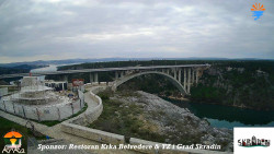 Skradin, řeka Krka, most A1