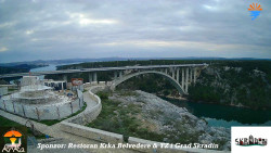 Skradin, řeka Krka, most A1