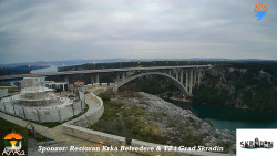 Skradin, řeka Krka, most A1