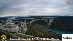 Skradin, řeka Krka, most A1