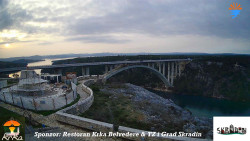 Skradin, řeka Krka, most A1