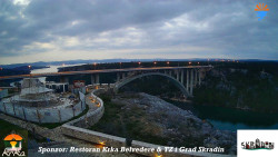 Skradin, řeka Krka, most A1