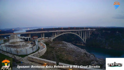 Skradin, řeka Krka, most A1