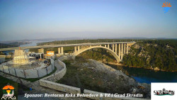 Skradin, řeka Krka, most A1