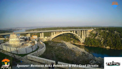 Skradin, řeka Krka, most A1