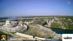 Skradin, řeka Krka, most A1