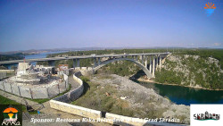 Skradin, řeka Krka, most A1