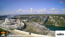 Skradin, řeka Krka, most A1