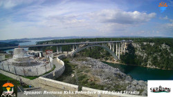 Skradin, řeka Krka, most A1