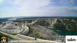 Skradin, řeka Krka, most A1